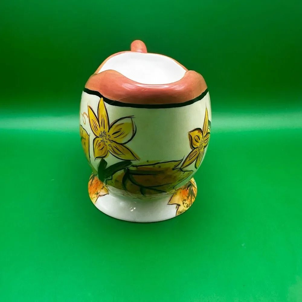 Rite Aid Ceramic Autumn Fall Leaves Gravy Boat & Covered Butter Dish Set 2 piece
